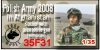 Toro 35F31 PKW Afganistan - Żołnierz z karabinkiem MINI BERYL Figurka wraz z kalkomanią 1/35